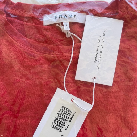 Frame Easy True Raw Edged Tee in Redwood - Picture 9 of 16